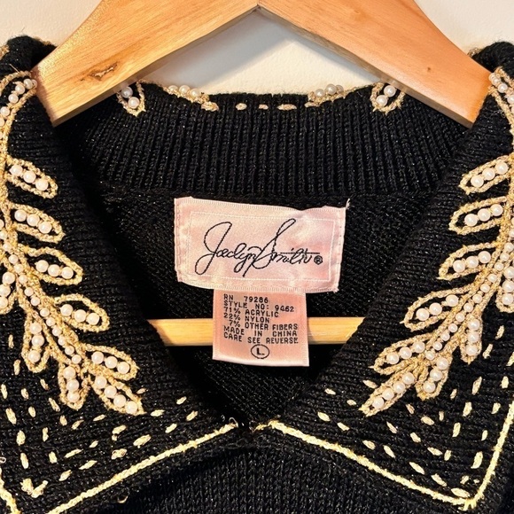 Jocelyn Smith - Vintage Embellished Bedazzled Sweater - Picture 2 of 5